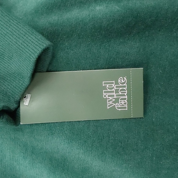 Women's Quarter Zip Velour Tunic Sweatshirt | Wild Fable | Large - Picture 10 of 12